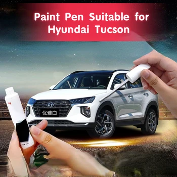 Ручка для рисования Подходит для Hyundai Tucson Специальный фиксатор автомобильной краски Черное дерево Оригинальная царапина на поверхности краски автомобиля Потрясающий ремонт