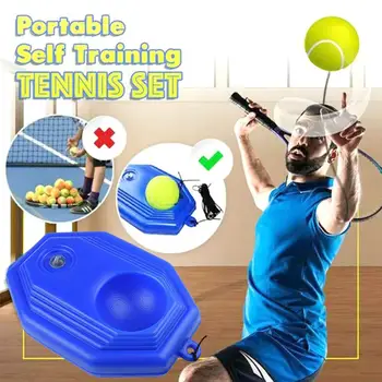 Сверхмощная основа для теннисных тренажеров с эластичной веревкой Для тренировки мяча с отскоком от партнера по теннису, устройство для спарринга