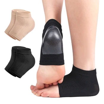 Силиконовый защитный рукав, Пяточные накладки, Пяточные чашечки, Поддержка подошвенного фасциита, Уход за ногами, Подушка для восстановления кожи, носки длиной в пол-ярда, Гелевая пятка