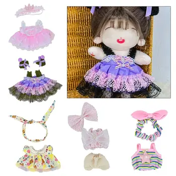 Сменная кукольная одежда Мультфильм Сделай САМ 20 см Кукольный наряд Игрушка Одевалка Мини Юбка Хлопковая кукла