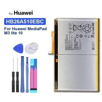 Сменный Аккумулятор HB26A510EBC Для Huawei MediaPad M3 lite 10 Media Pad M3 lite10 Media Pad M3lite10 Аккумуляторы Для Планшетов
