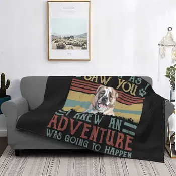 Собака Мама Папа Алабай Подарок для любителя собак Одеяло Простыня Модный домашний декор Поставка постельных принадлежностей Механическая стирка