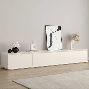 Современные телевизионные консоли Ножка шкафа Белая Для хранения Модная Напольная подставка для телевизора в скандинавском стиле Мебель для гостиной MQ50DS