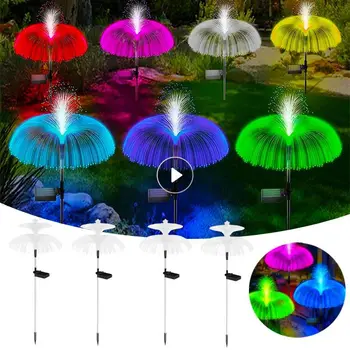 Солнечные Медузообразные фонари Двухслойное наружное освещение Медузообразный Газонный свет Изменение ландшафта Украшение садовой дорожки