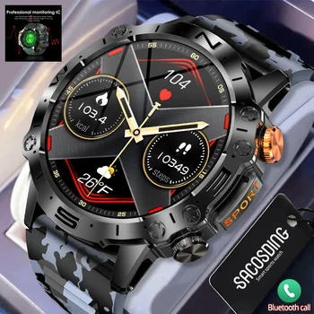 Спортивные смарт-часы с Bluetooth-вызовом 466 * 466 AMOLED 1,43-дюймовый экран, частота сердечных сокращений, кровяное давление, умные часы IP67, водонепроницаемые часы