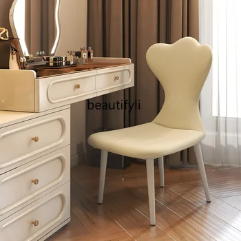 Стул для переодевания с узкой талией, стул для макияжа для девочки в спальне, домашний Современный простой обеденный стул, стул для маникюра, стулья для спальни