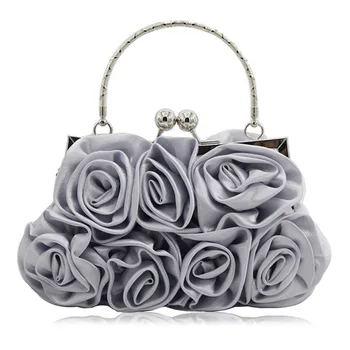 Сумка Женская сумка-тоут, клатчи с рисунком розы, вечерняя вечеринка, свадебная сумочка, сумки для женщин bolsa feminina bolso mujer
