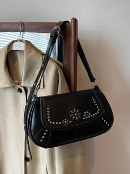 Сумки высокого класса 2023 новые женские сумки популярная сумка-мессенджер через плечо маленькая квадратная сумка подмышкой