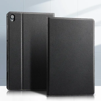 Умный Защитный Чехол Для планшета Lenovo Tab P11 11 дюймов TB-J606F 2020 Из натуральной Кожи С Откидной крышкой Из Воловьей Кожи С Функцией Автоматического Отключения