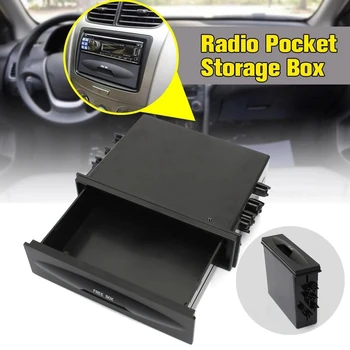 Универсальный Автомобильный Ящик Для Хранения CX-38 Single Layer Auto Single Din Dash Radio Installation Pocket-Kit 177X50X120mm