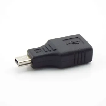 Универсальный Адаптер USB 2.0 A-Mini B с 5-Контактным Разъемом Mini Type-A B Jack Splitter Для OTG-Конвертера Смартфона