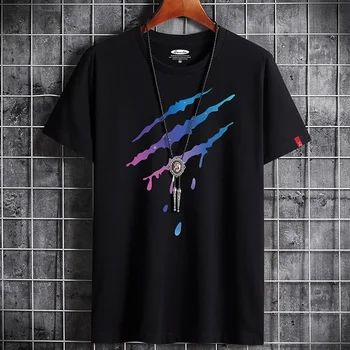 Футболка для мужской одежды, модная летняя винтажная футболка с графическим рисунком 2022, аниме-готическая футболка оверсайз Harajuku, манга, аниме S-6XL