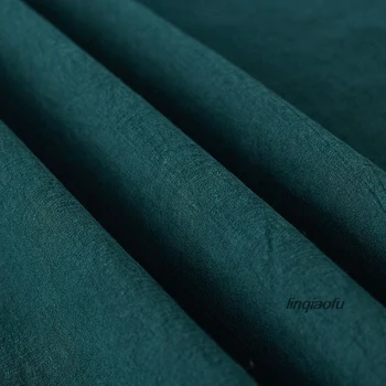 Хлопчатобумажная ткань, эластичные эластичные леггинсы, ткань для одежды, высококачественная льняная ткань