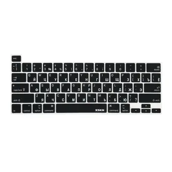 Чехол для клавиатуры на русском языке для нового MacBook Pro 13 A2251/A2289 с сенсорной панелью
