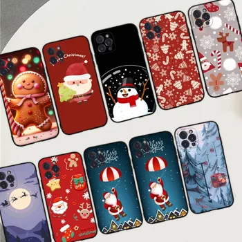 Чехол для телефона Merry Christmas для iPhone 15 8 7 6 6S Plus X SE 2020 XR XS 14 11 12 13 Mini Pro Max Mobile Case