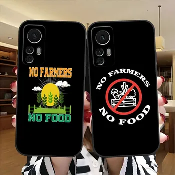 Чехол для телефона No Farmers No Food Для Redmi 8 9 9A 7A 10 8A 10A Note 11 10S 7 11S Plus POCO X3 Pro с дизайном NFC Задняя Крышка