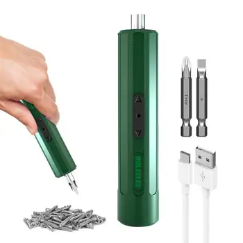 Электрическая отвертка Аккумуляторная дрель USB Аккумуляторный инструмент для ремонта Домашний гаджет Маленький Набор отверток для сверления DIY